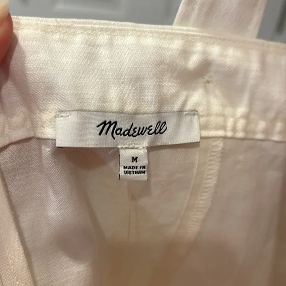 Madewell Linen Cotton Blend Dress size Medium NWT - Picture 6 of 9